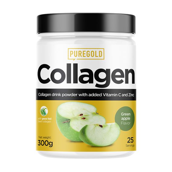 Коллаген Pure Gold Protein Collagen - 300g (Green Apple)