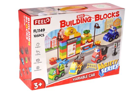 Конструктор FL1149 "Автостанція" 105 дет. р.35x11x25 см YG Toys