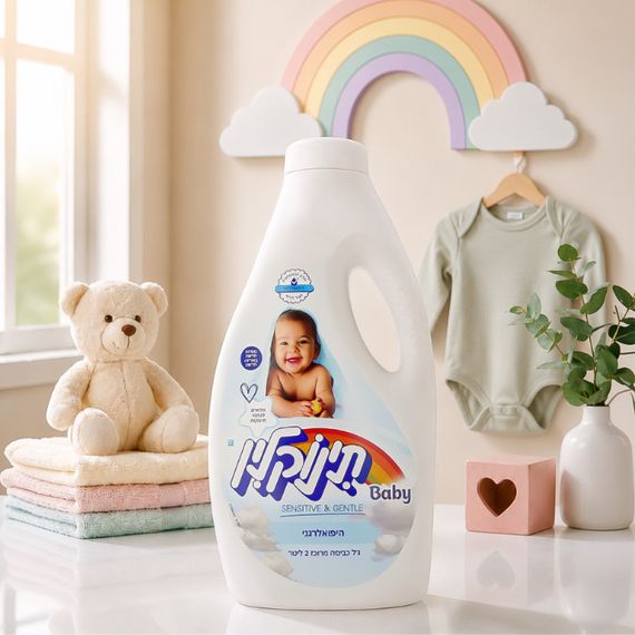 Гіпоалергенний гель для прання дитячої білизни TinoClean Sensitive, 2 л (40 прань) | Зображення 1