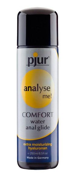 Анальна змазка pjur analyse me! Comfort water glide 250 мл на водній основі з гіалуроном Sex Aura