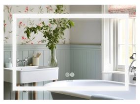 Дзеркало Lidz Kubis (KU1) прямокутне, з LED-підсвічуванням Touch, антизапотіванням, димером, регулюванням яскравості LD78LF9047400