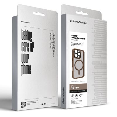 Чехол для мобильного телефона Armorstandart Unit MagSafe SE Apple iPhone 16 Pro Titanium Desert (ARM81149) | Зображення 1