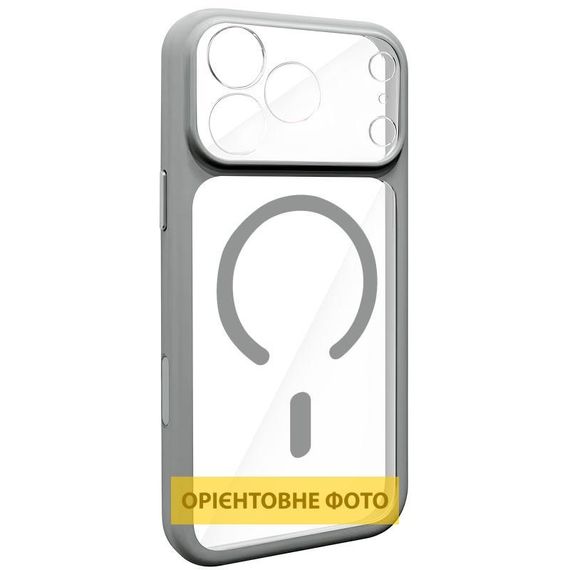 Чохол TPU GETMAN Moon Clear with MagSafe для Apple iPhone 17 Air (6.5") Grey
