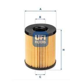 Фильтр масляный UFI 25.115.00
