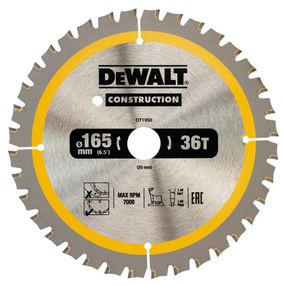 Диск пилковий DeWALT СONSTRUCTION 165 х 20 мм (DT1950)