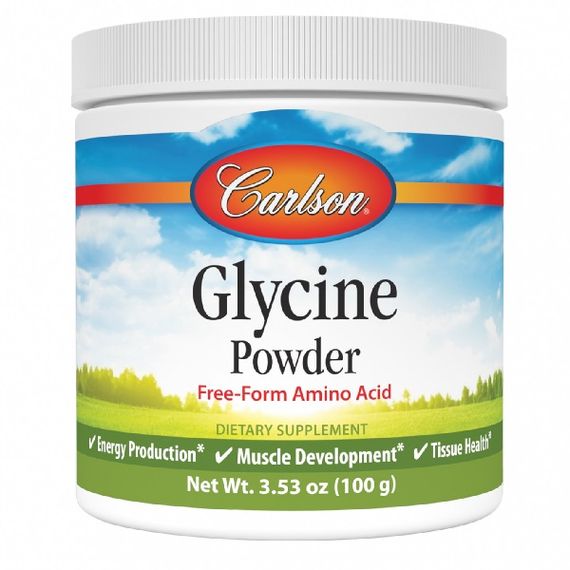 Гліцин Carlson Labs Glycine Powder 100 g /50 servings/