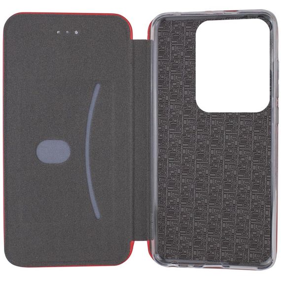 Шкіряний чохол-книжка Classy для Xiaomi Redmi Note 13 Pro 4G / Poco M6 Pro 4G Червоний | Зображення 2