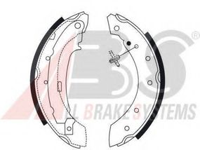 Колодка гальм. барабан. CITROEN PEUGEOT RENAULT Saxo106206Laguna задн. (вир-во ABS) A.B.S. 8895 на CITROËN ZX (N2)
