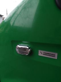 Решетка на повторитель `Овал` (2 шт, ABS) для Opel Movano 2004-2010 гг