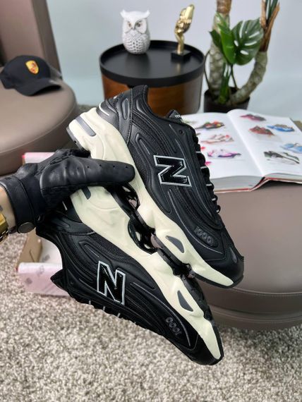 Мужские кроссовки New 1000 Black White  весна / літо / осінь А3626 44 28 см | Зображення 4