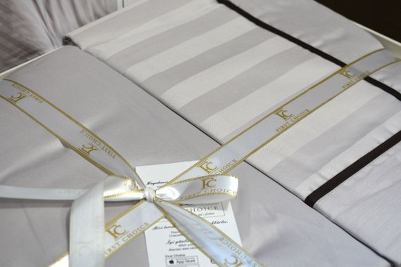 Постільна білизна First Choice Deluxe Satin 160 х 220 см Novel Line Sand | Зображення 4