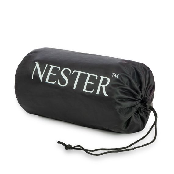 Флісовий дорожній плед Nester Travel 150*180 помаранчевий - ковдра з чохлом для кемпінгу та туризму | Зображення 2