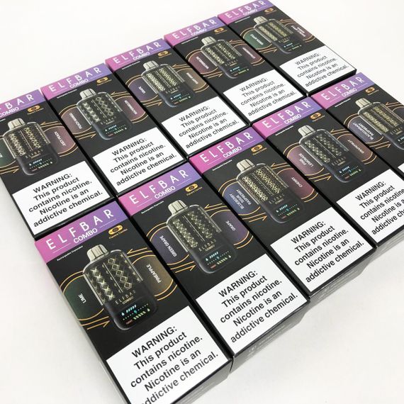 ELF BAR COMBO 25000. Перемикання смаків. Яблуко / Анісове Яблуко (Green Apple / Double Apple Shisha) | Зображення 9