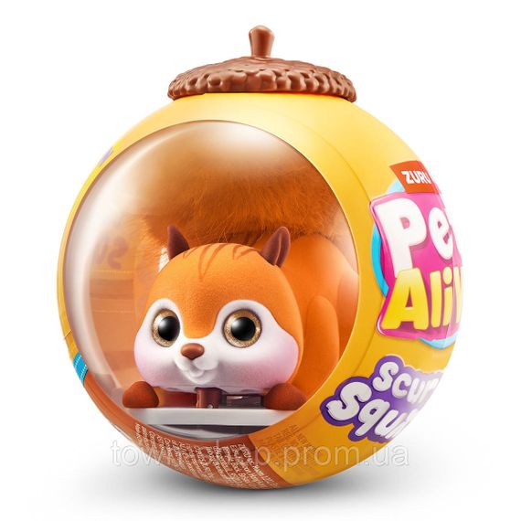 Интерактивная игрушка Pets Alive S1 – Белочка (оранжевый)