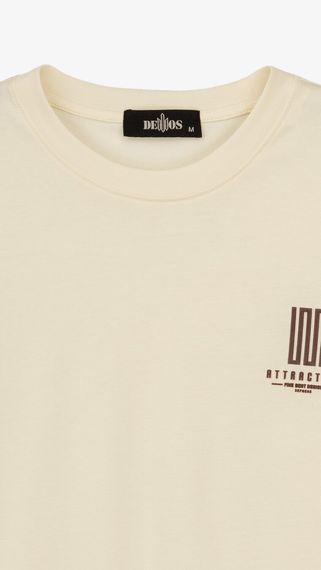Футболка з принтом чоловіча 6016SP 6XL Молочний shop (2000990878168) | Зображення 1