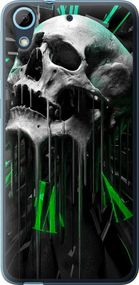 Чехол на HTC Desire 628 Dual Sim Череп-часы "4100u-949-17620"