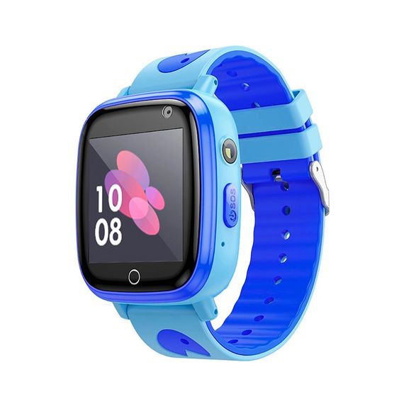 Детские смарт часы Hoco Y100,функция звонка и камера,кнопка SOS,фонарик,Blue,Box