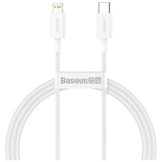 Дата кабель USB-C to Lightning 2.0m 20W white Baseus (CATLYS-C02)