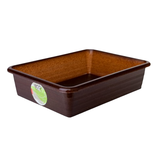 Лоток універсальний 24,8*19*6см коричневий Eco Wood Алеана