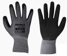 Рукавички захисні Bradas PERFECT GRIP GRAY латекс розмір 10 RWPGGY10