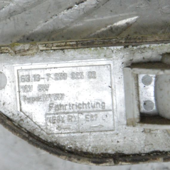 Покажчик повороту лівий BMW 3 E90 E91 2004-2008 Покажчик повороту крила лівий БМВ е90 е91 7253325 | Зображення 2