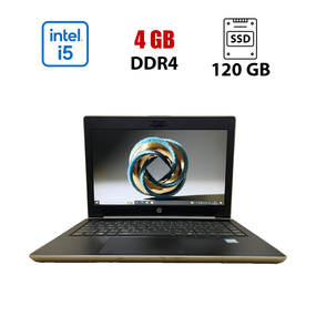 Ультрабук Б-клас HP ProBook 430 G5 / 13.3" (1920x1080) TN / Intel Core i5-8250U (4 (8) ядра по 1.6 - 3.6 GHz) / 4 GB DDR4 / 120 GB SSD / Intel UHD Graphics 620 / WebCam б/в