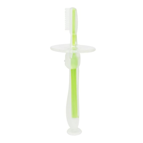 Силиконовая зубная щетка Mumlove MGZ-0707(Green) с ограничителем