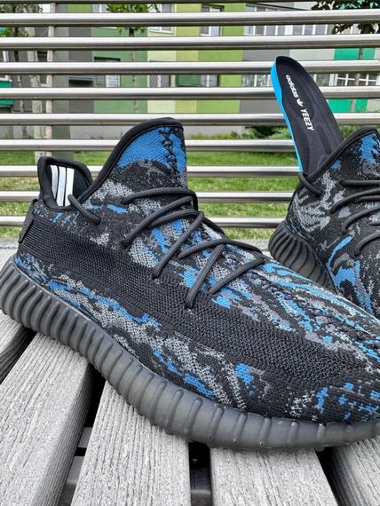 Кросівки Adidas Yeesy Boost 350 Blue / Camo | Зображення 5