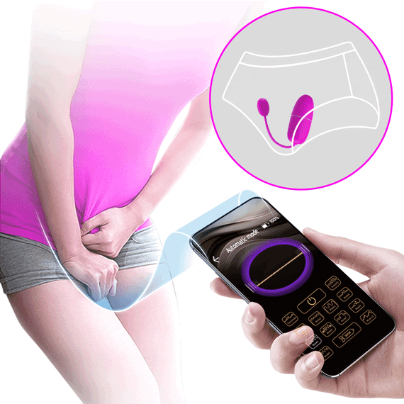 Віброяйце - Pretty Love Nymph Vibrating Egg Purple (App) | Зображення 8