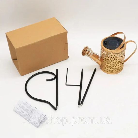 Садовий світильник на сонячній батареї "Лійка" 80см, Fairy lamp / Декоративний LED ліхтар для саду | Зображення 5