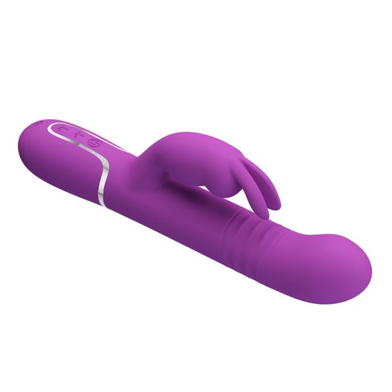 Вибратор-кролик с ротацией PRETTY LOVE Coale фиолетовый, 22.6 х 3.7 см Sex Aura | Зображення 4
