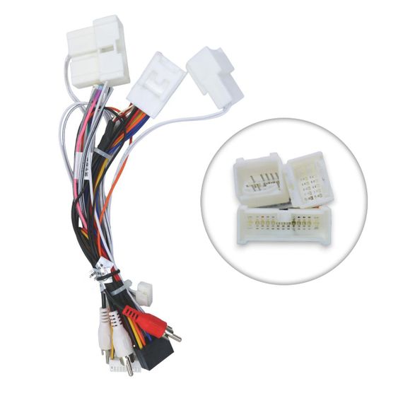 Перехідник живлення серії QIV з адаптером CAN-BUS для Toyota QBR-W TY-0452 (дрот)