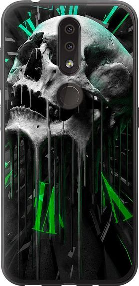 Чехол на Nokia 4.2 Череп-часы "4100u-1680-17620"