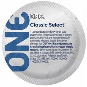 Набор классических латексных презервативов One Classic Select (цена за 5 шт.) sexstyle