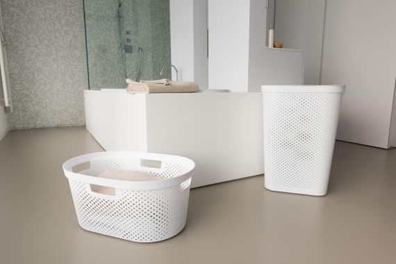 Корзина для белья пластиковая Curver Infinity 60 л 04754 белая, прочная и удобная | Зображення 4