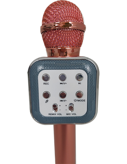 Караоке мікрофон WS 1818 Рожеве золото