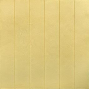 Самоклеюча 3D панель бежеве дерево 700х700х4мм (95) SW-00001371