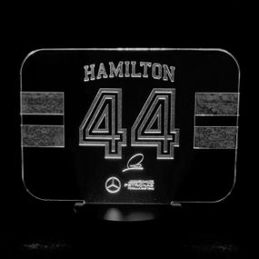 Акриловый светильник-ночник Хэмилтон 44 белый tty-n001315