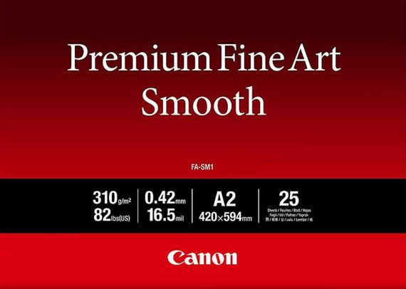 Бумага Canon A2 Premium Fine Art Paper Smooth, 25л (1711C006)