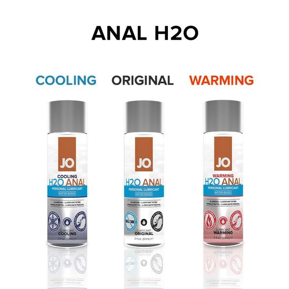 Анальна змазка System JO ANAL H2O — WARMING, розігрівальна, на водній основі, 60 мл | Зображення 4