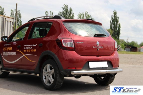 Задня дуга AK002 (нерж) для Dacia Sandero 2013-2020 рр | Зображення 1
