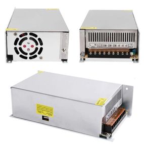 Імпульсний блок живлення з вентилятором 12V / 50A, 600Вт / Мережевий адаптер для світлодіодної стрічки