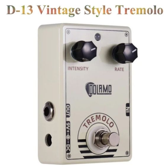 Гітарна педаль ефектів тремоло DOLAMO D-13 tremolo для електрогітари електрогітрогітарі | Зображення 1