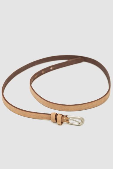 Ремінь жіночий тонкий, колір світло-коричневий, 196R15Y0W15 | Зображення 2