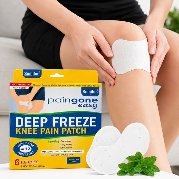 Охлаждающий пластырь для коленей Royal Prestige Paingone Easy Deep Freeze 6 шт | Зображення 1