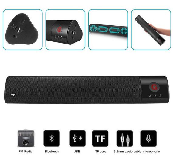 Портативная колонка-сабвуфер WM-1300 FM+USB | Зображення 5