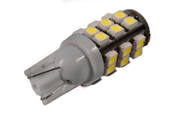 Светодиодная лампа AllLight T10 25 диодов 3528 W2,1x9,5d 12V WHITE | Зображення 1