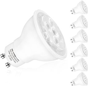 Лампы LED SHINE HAI GU10 5Вт 6500K 350 лм, комплект 6 шт, холодный свет, замена галогена