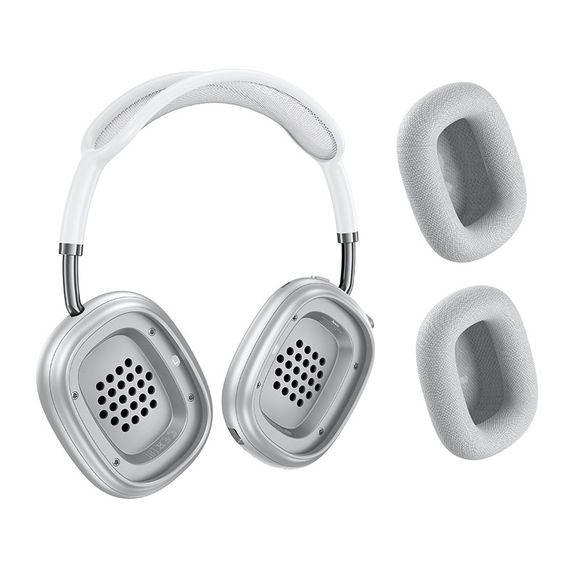 Накладные беспроводные наушники BOROFONE BO35 Plus Adorable ANC Silver | Зображення 2