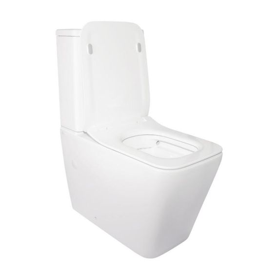 Унітаз-компакт Qtap Crow безободковий з сидінням Soft-close QT05222170W | Зображення 8